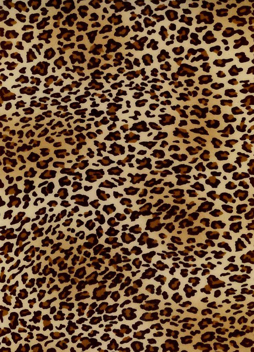 polyester leopard print jersey
