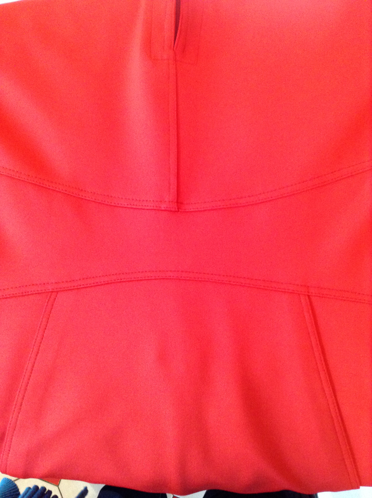 red scuba jersey Chado Ralph Rucci dress