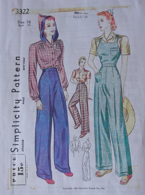 Simplicity 3322 1970's jumpsuit pattern