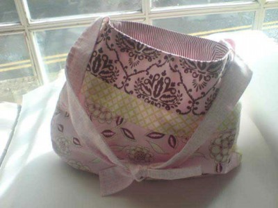 quilted cotton bag