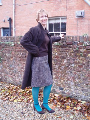 wool tweed skirt