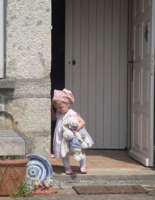 Kaffe Fassett cotton dress with matching bandana