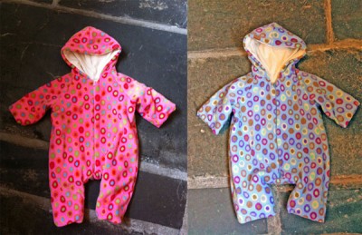 free spirit printed Fleece baby onesies