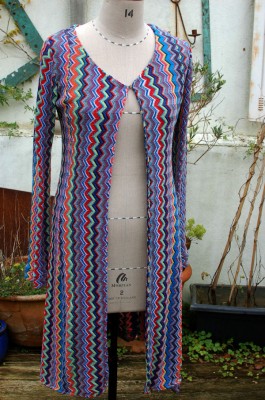 Missoni knit long cardigan