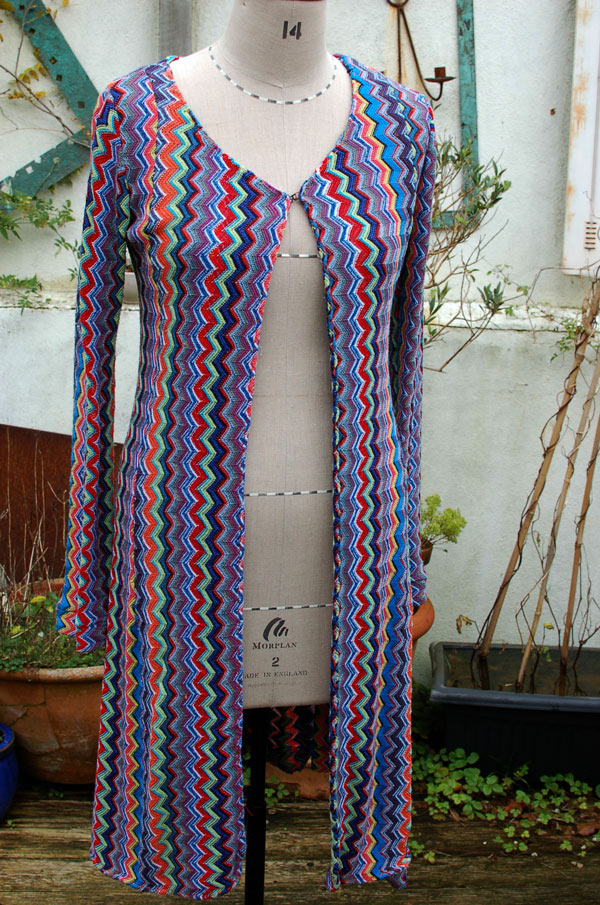 Missoni knit long cardigan