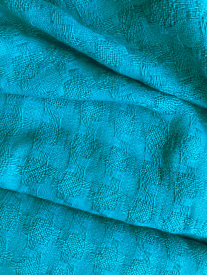 turquoise 100% wool Linton Tweed