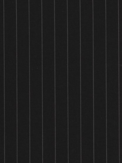 black and white broad pinstripe worsted wool suiting