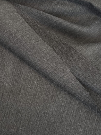 charcoal soft flexible woven iron-on interfacing for speed tailoring and general dressmaking use. Medium / heavy weight for wool, linen, tweed, denim, etc.