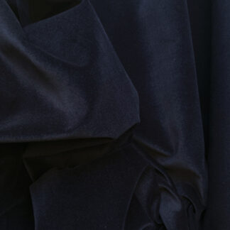 Navy Blue 100% Cotton lightweight (225gsm) Velvet