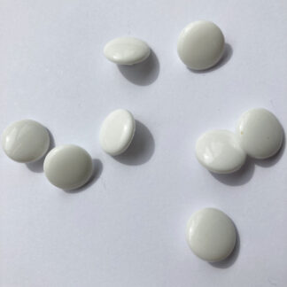 white smarties shank plastic button