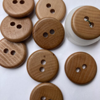 Light Tan 2 hole wooden button