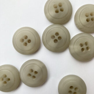 stone grey chunky 4 hole marbled plastic traditional coat button