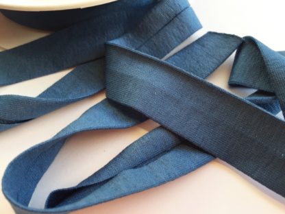 Denim Blue Jersey Bias Binding