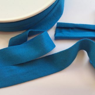 Electric Blue Jersey Bias Binding