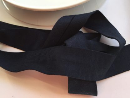Dark Navy Blue Jersey Bias Binding