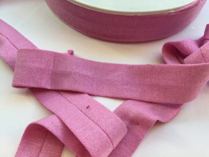 Clover Pink Jersey Bias Binding