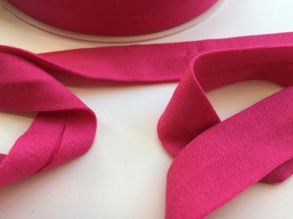 Fuchsia Pink Jersey Bias Binding