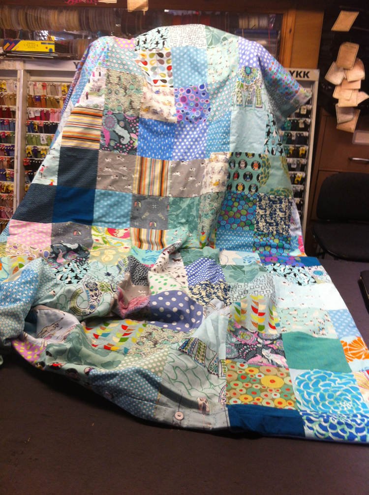 Patchwork Duvet Cover Stone Fabrics And Sewing Surgery