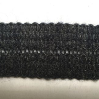 H0103-39 Dark Charcoal Grey Wooly acrylic fold-over binding