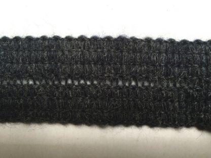 H0103-39 Dark Charcoal Grey Wooly acrylic fold-over binding