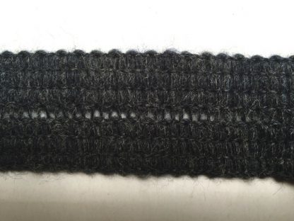 H0103-39 Dark Charcoal Grey Wooly acrylic fold-over binding