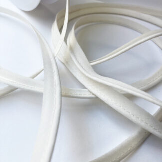 ivory cotton ready made piping with 2mm cord