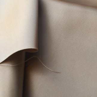 Taupe viscose satin coat lining