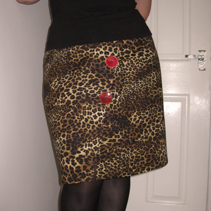Leopard Print Jersey Wrap Skirt wrap leopard print skirt