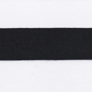 black cotton jersey bias binding