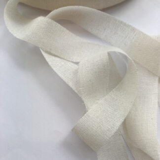 cream cotton iron-on interfacing stabilising 20mm wide tape