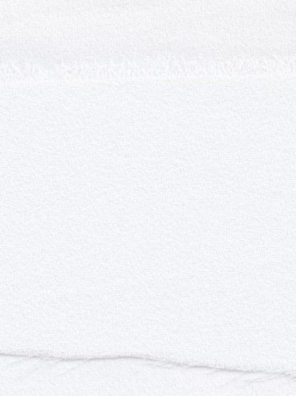 White polyester heavy polyester triple crepe