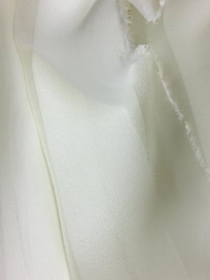 Ivory Polyester Chiffon