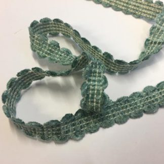 aqua green chenille gimp braid from LG