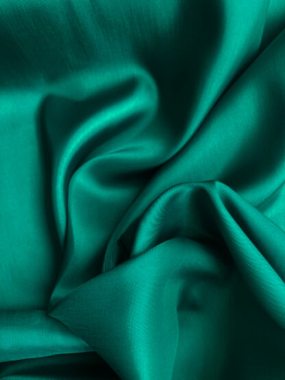 peacock green 100% cupro bemberg silky lightweight and breathable dress lining