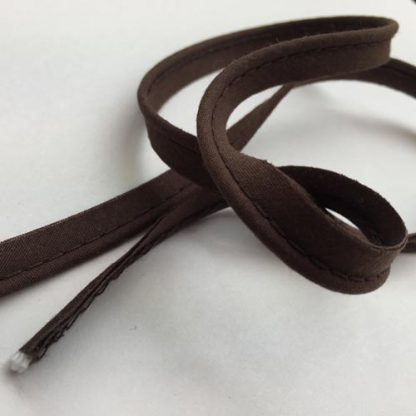 chocolate brown ready made piping trim