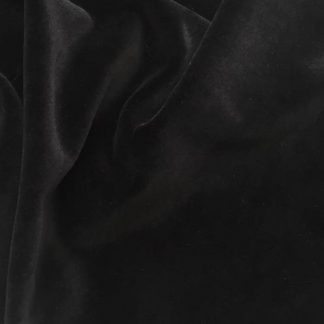 5537 black 100% cotton velvet