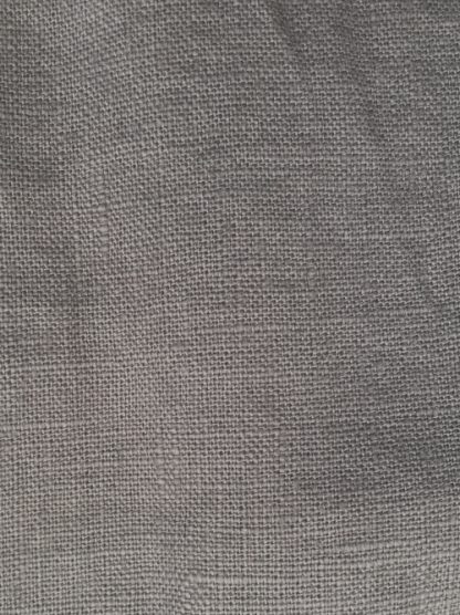 mid grey heavy washed linen