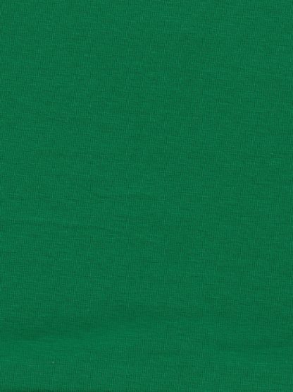 emeral green cotton jersey with 10% Elastane, perfect for leggings