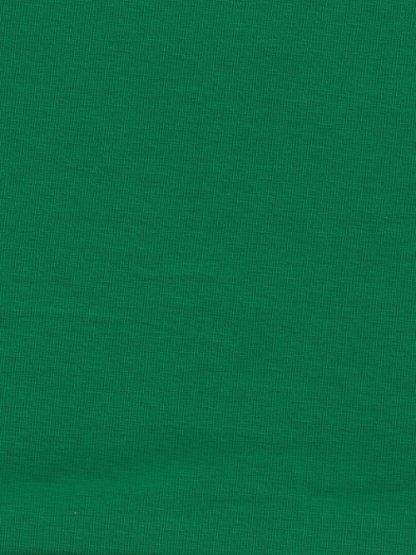 emeral green cotton jersey with 10% Elastane, perfect for leggings