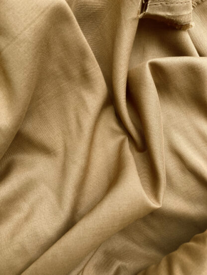 Tan Brown 100% Viscose twill floaty breathable shirting