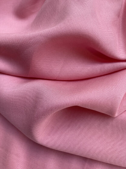 rose pink 100% viscose twill floaty breathable shirting