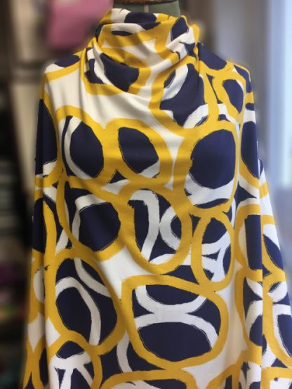 10638 scandi print blue and yellow circle big bold lightweight jersey