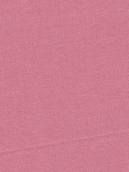 rose pink 100% cotton t-shirt jersey