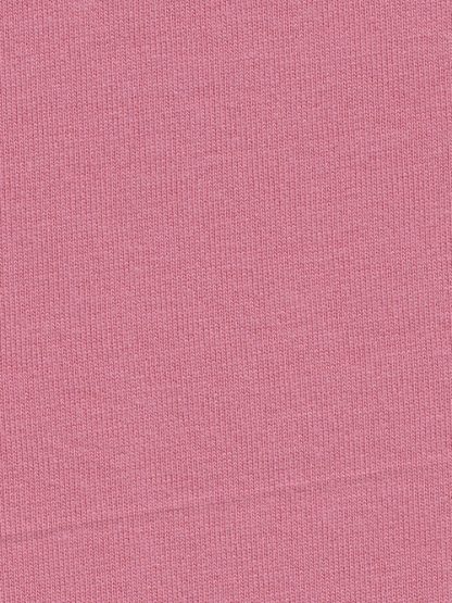 rose pink 100% cotton t-shirt jersey