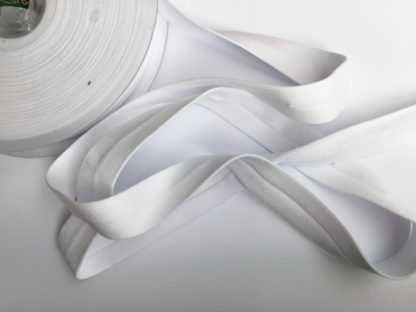 white cotton jersey bias binding