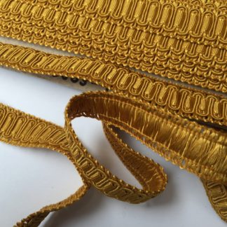 brassy gold gimp braid