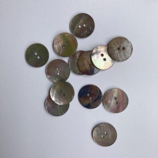 taupe dyed lacquered shell button