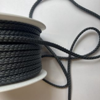 grey polyester braided cord