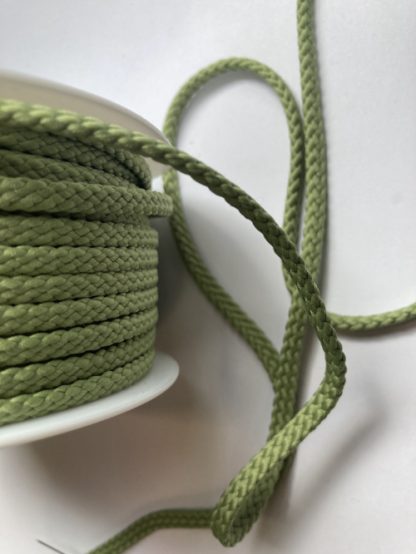 Khaki Green 100% Polyester braided cord