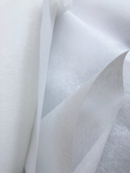 white medium weight non-woven interfacing